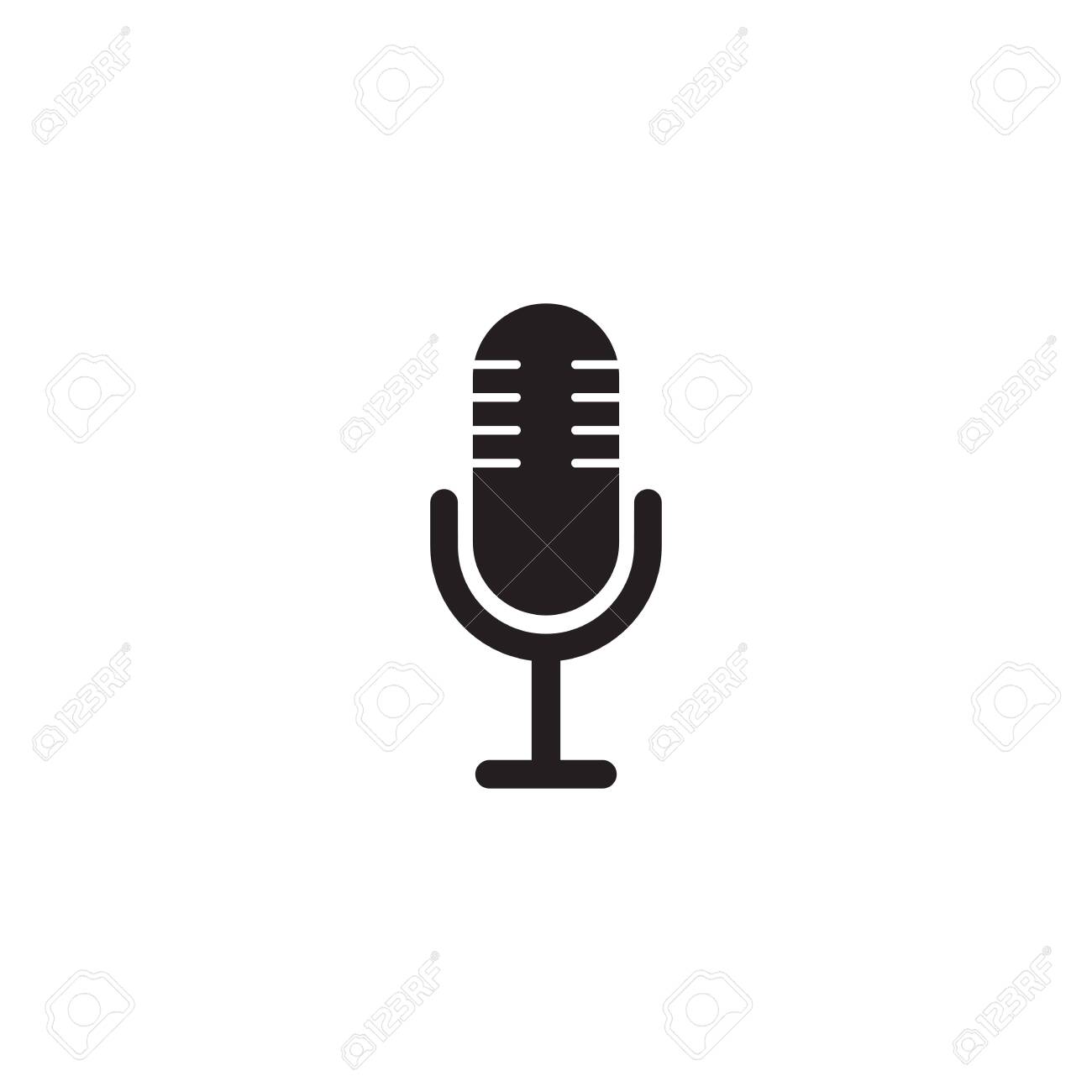 Detail Free Printable Microphone Template Nomer 19