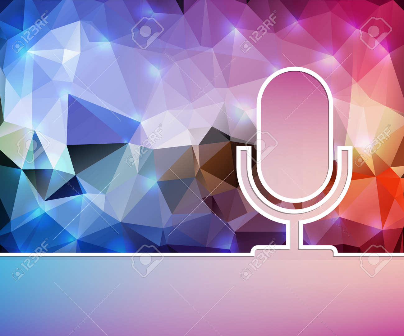 Detail Free Printable Microphone Template Nomer 42