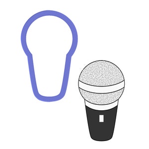 Detail Free Printable Microphone Template Nomer 43