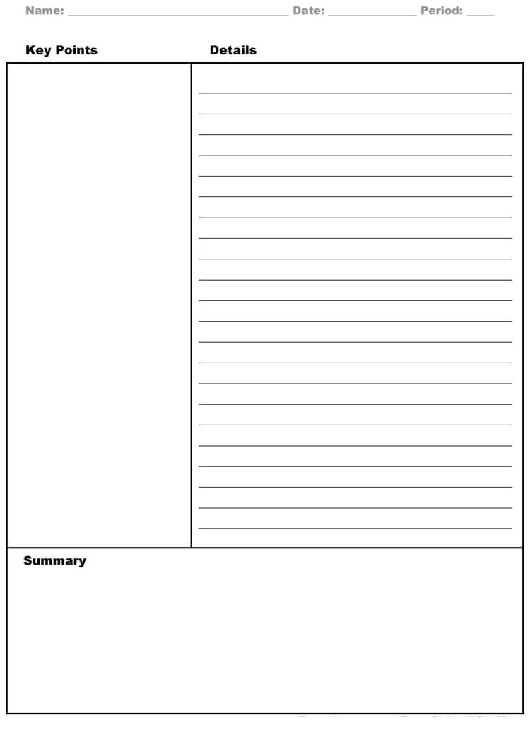 Detail Free Printable Notes Template Nomer 21