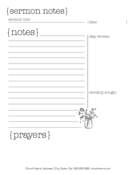 Detail Free Printable Notes Template Nomer 40