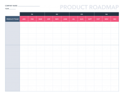 Detail Free Product Roadmap Template Excel Nomer 15