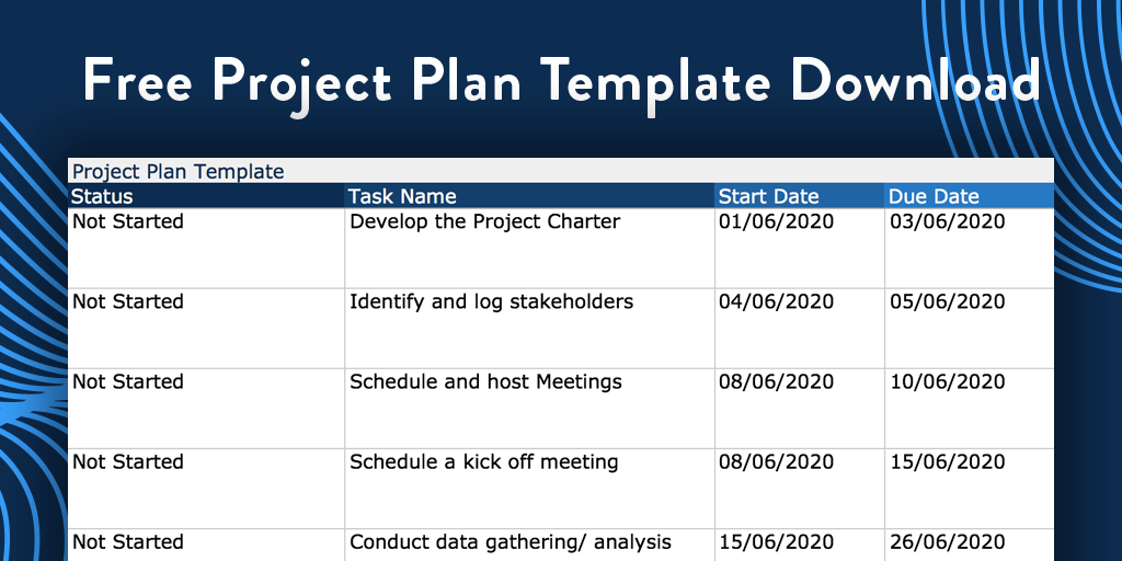 Detail Free Project Plan Template Nomer 2