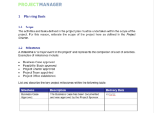 Detail Free Project Plan Template Nomer 35