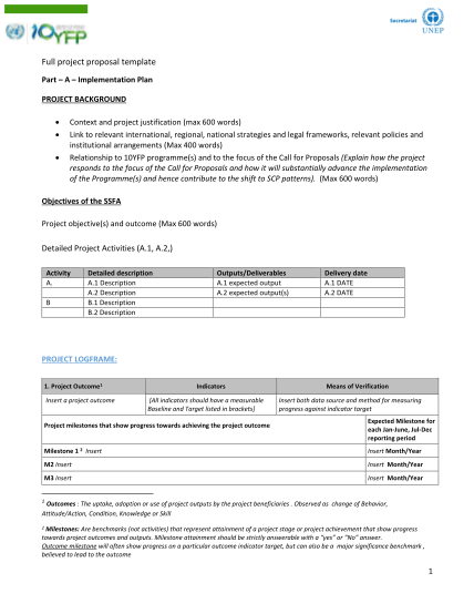 Detail Free Proposal Template Nomer 39