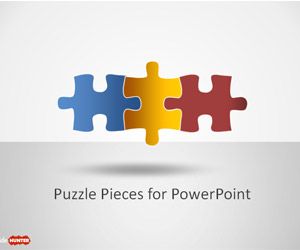 Detail Free Puzzle Powerpoint Template Nomer 24