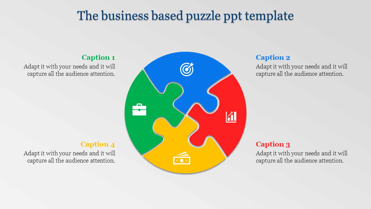 Detail Free Puzzle Powerpoint Template Nomer 29