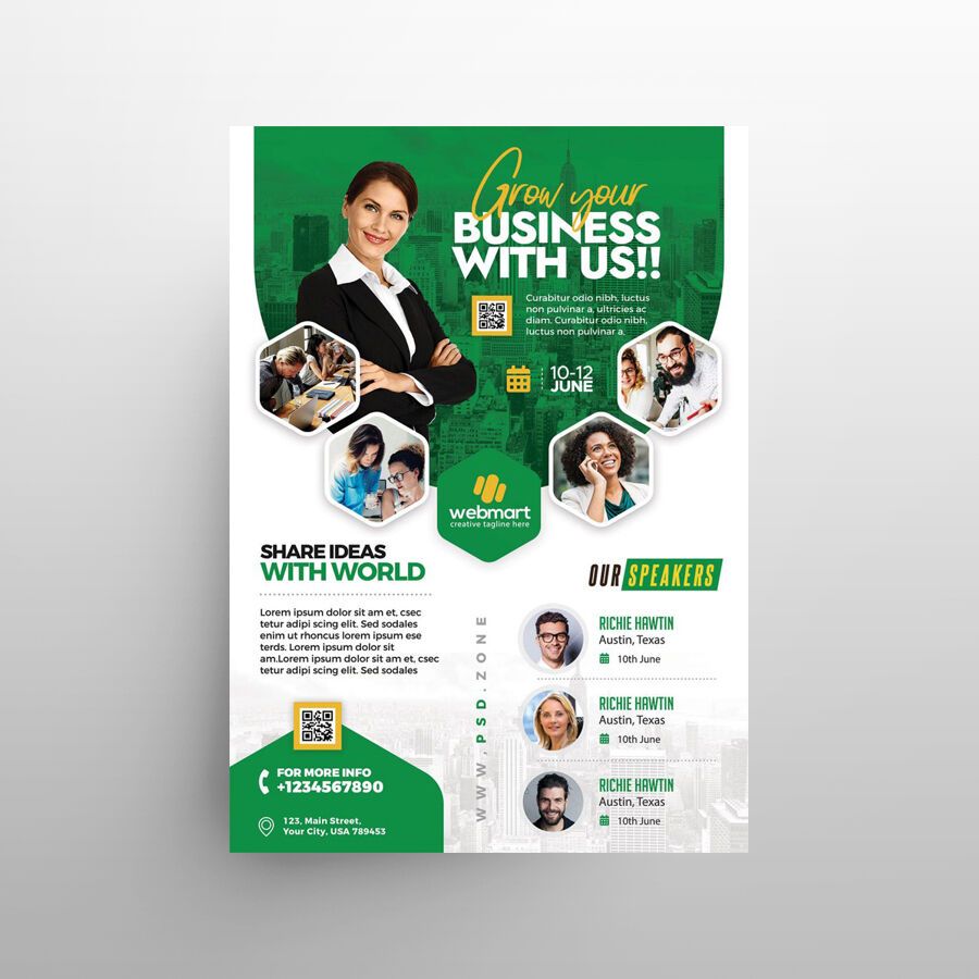 Detail Free Seminar Flyer Template Nomer 24