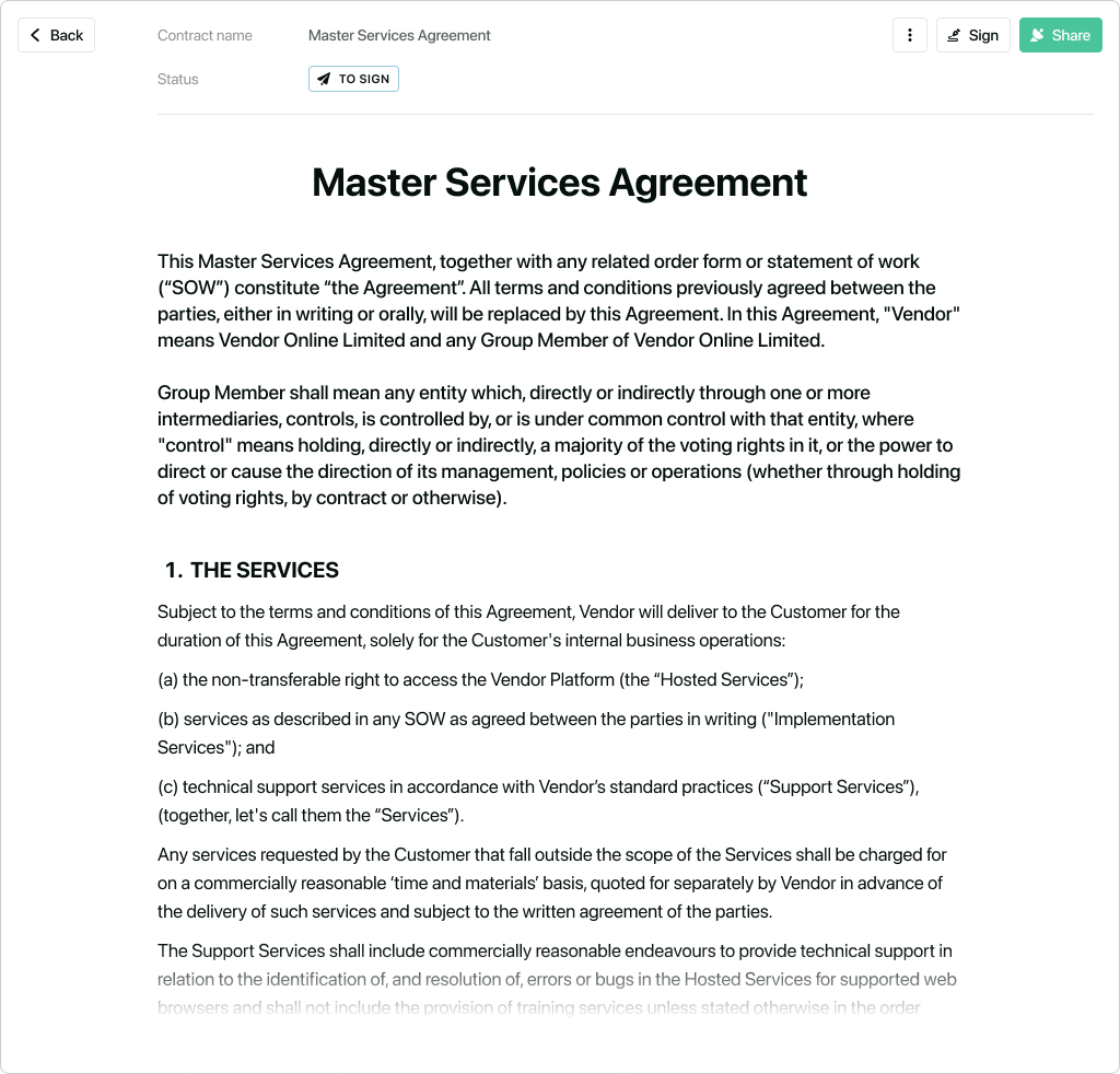 Detail Free Service Agreement Template Nomer 23