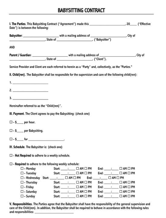 Detail Free Service Agreement Template Nomer 43