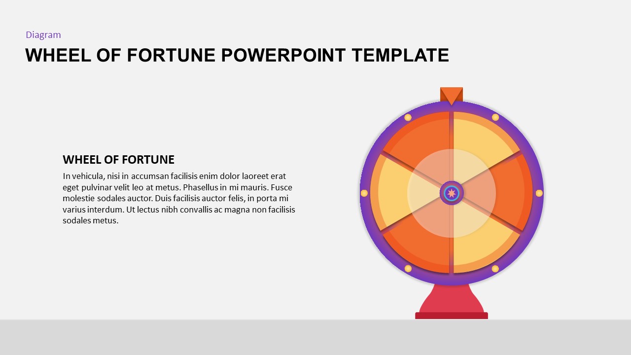 Detail Free Spinning Wheel Powerpoint Template Nomer 38