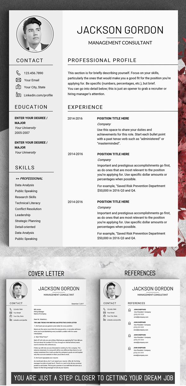 Detail Free Template Cv 2018 Nomer 16