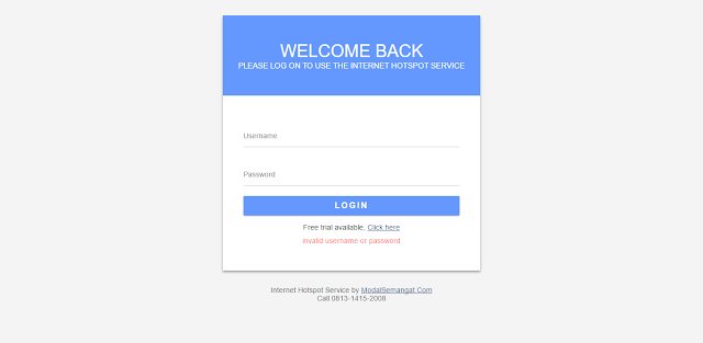 Detail Free Template Login Hotspot Nomer 24