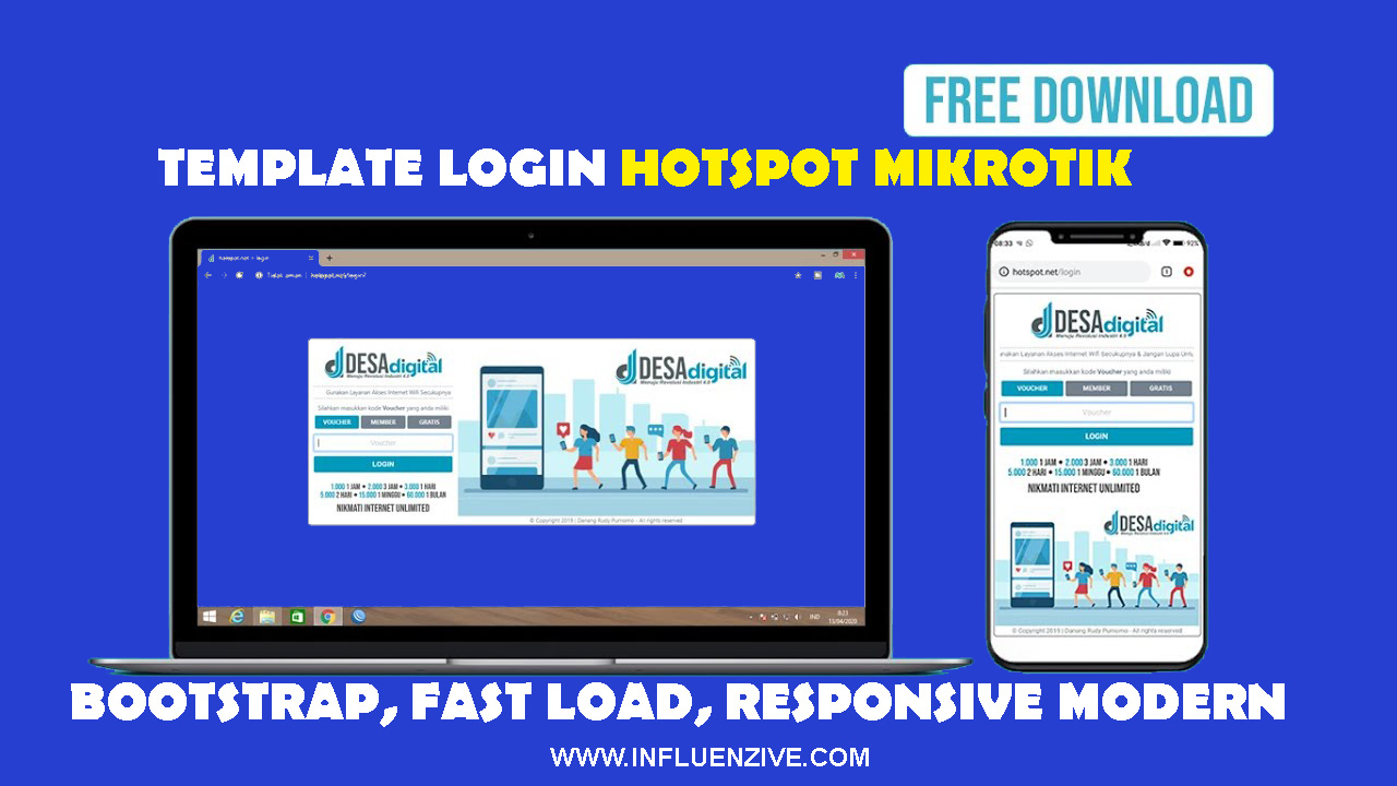 Detail Free Template Login Hotspot Nomer 35