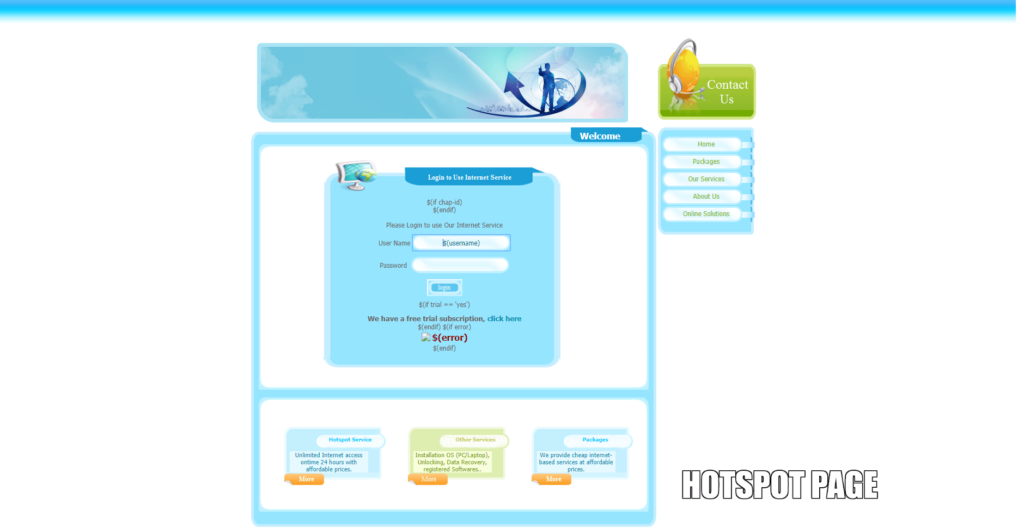 Detail Free Template Login Hotspot Nomer 10