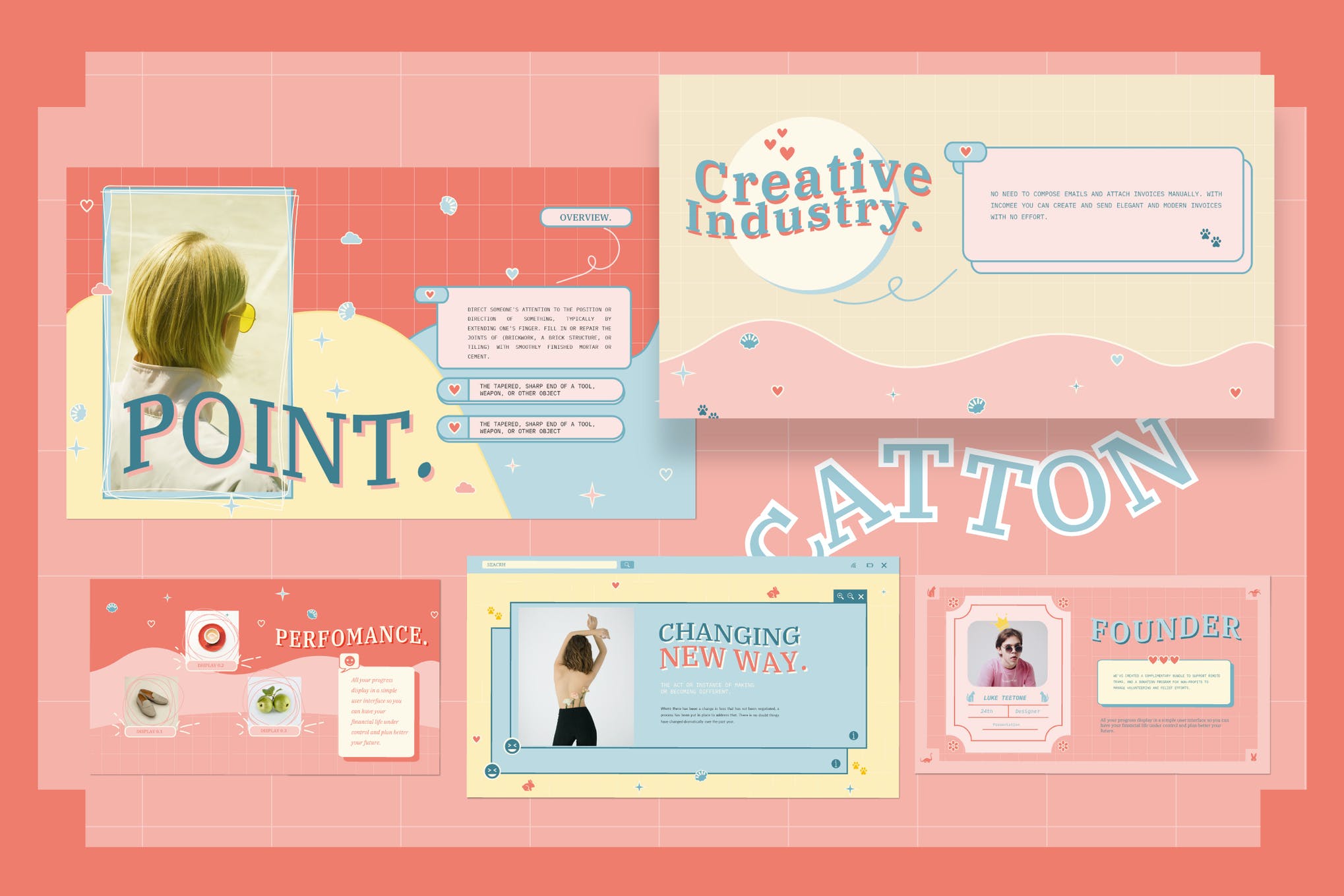 Detail Free Template Powerpoint Aesthetic Nomer 25