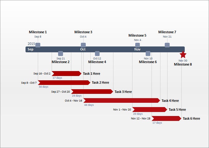 Detail Free Timeline Template Word Nomer 15