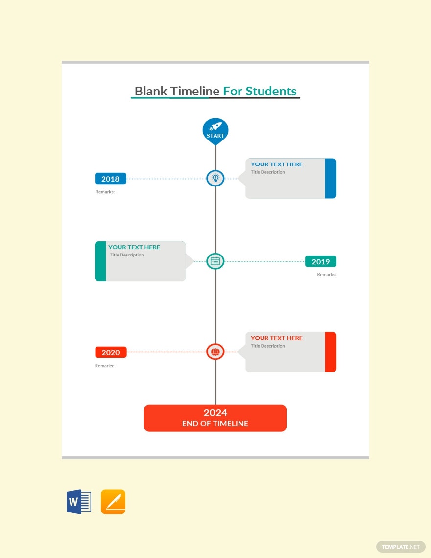 Detail Free Timeline Template Word Nomer 48