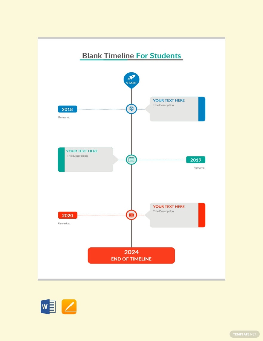 Download Free Timeline Template Word Nomer 48