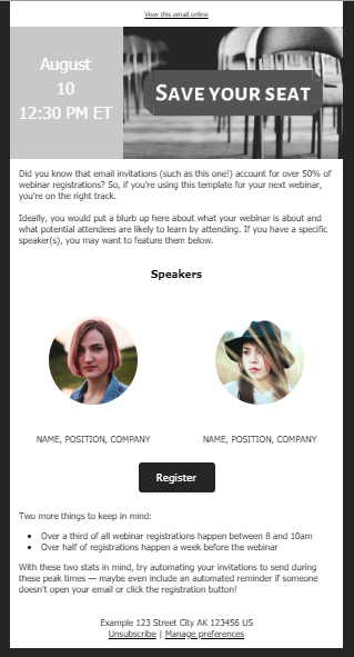 Detail Free Webinar Invitation Template Nomer 15