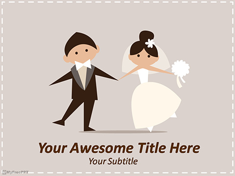 Detail Free Wedding Presentation Template Nomer 23