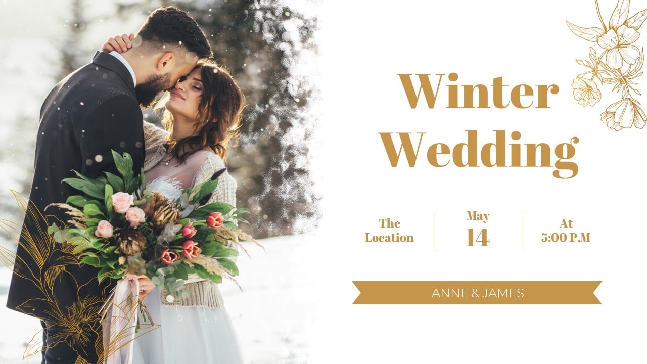 Detail Free Wedding Presentation Template Nomer 32