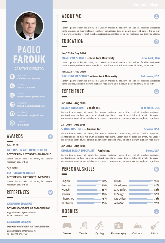 Detail Fresh Graduate Cv Template Nomer 21