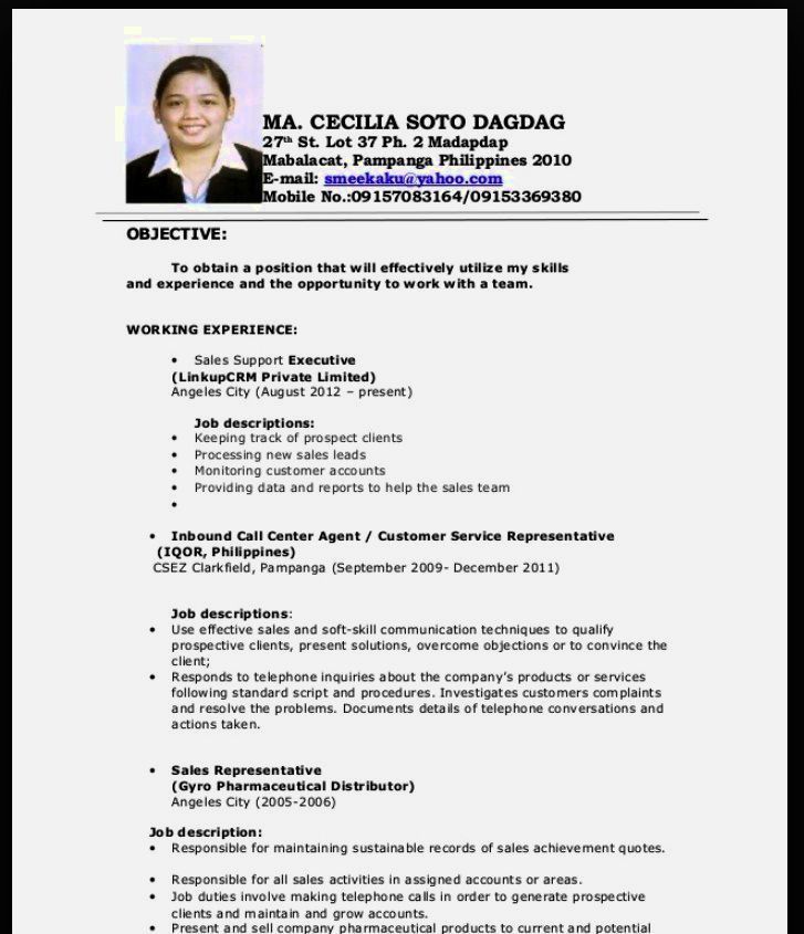 Detail Fresh Graduate Cv Template Nomer 47