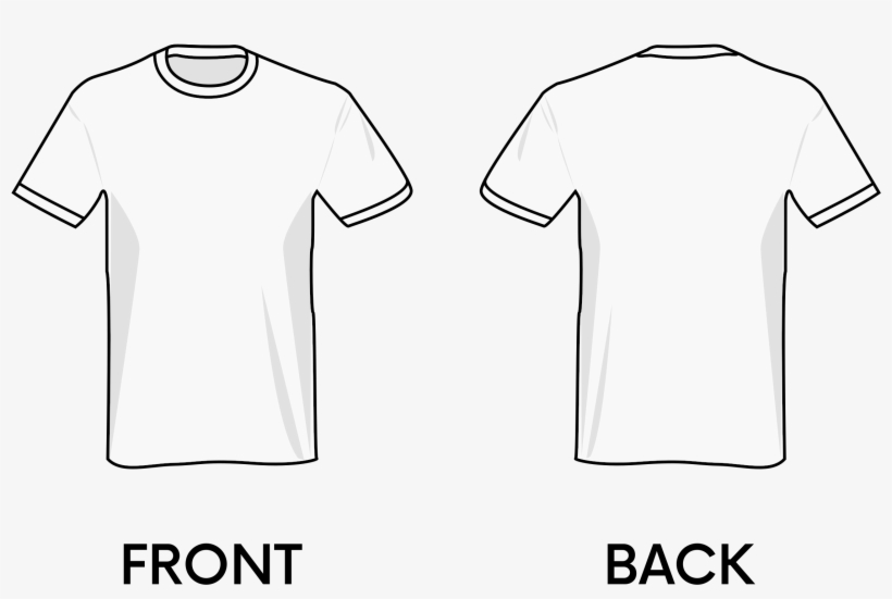 Detail Front And Back T Shirt Template Nomer 18