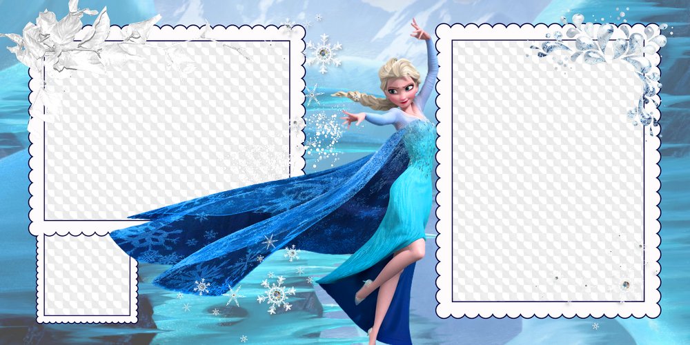 Detail Frozen Psd Template Nomer 3