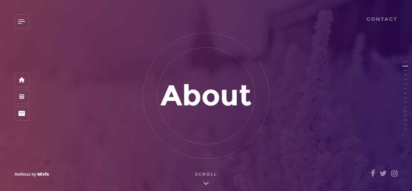 Detail Fullscreen Bootstrap Template Nomer 12