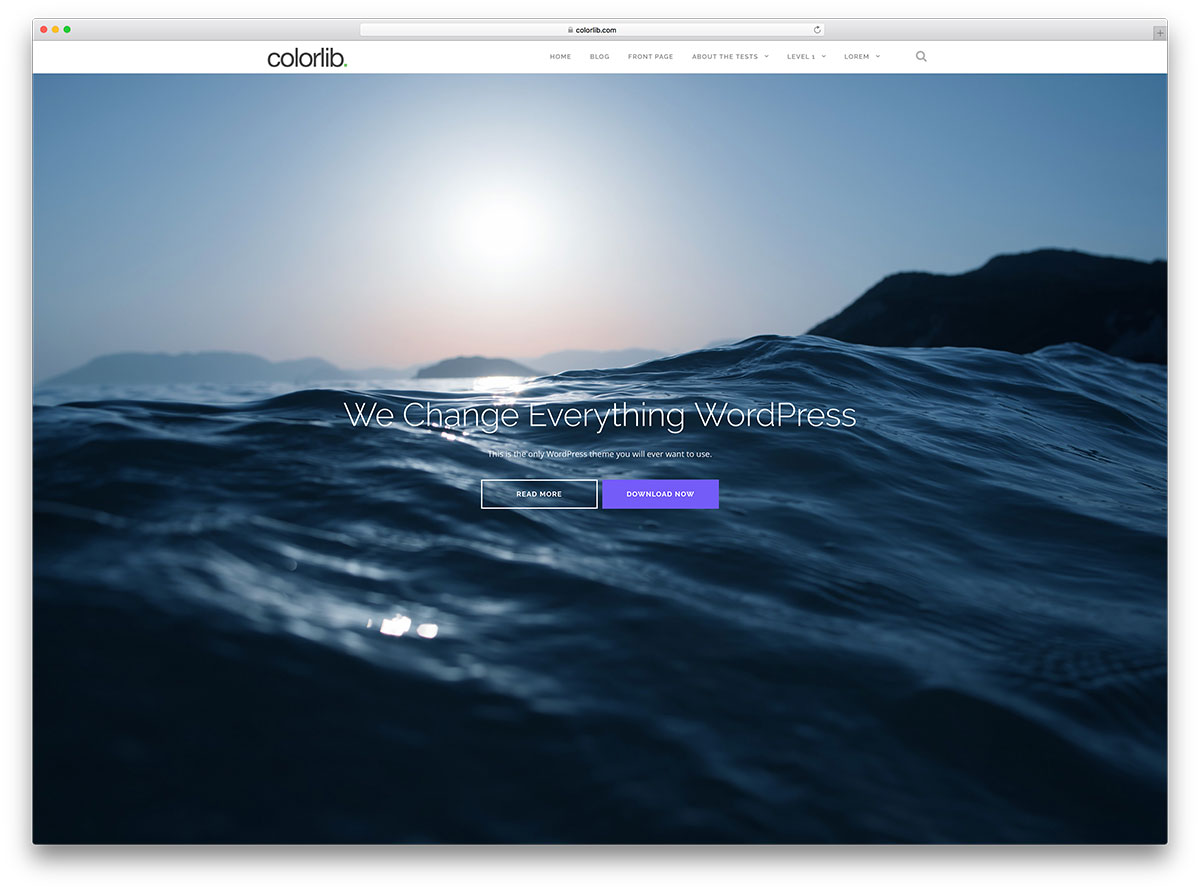 Detail Fullscreen Bootstrap Template Nomer 20