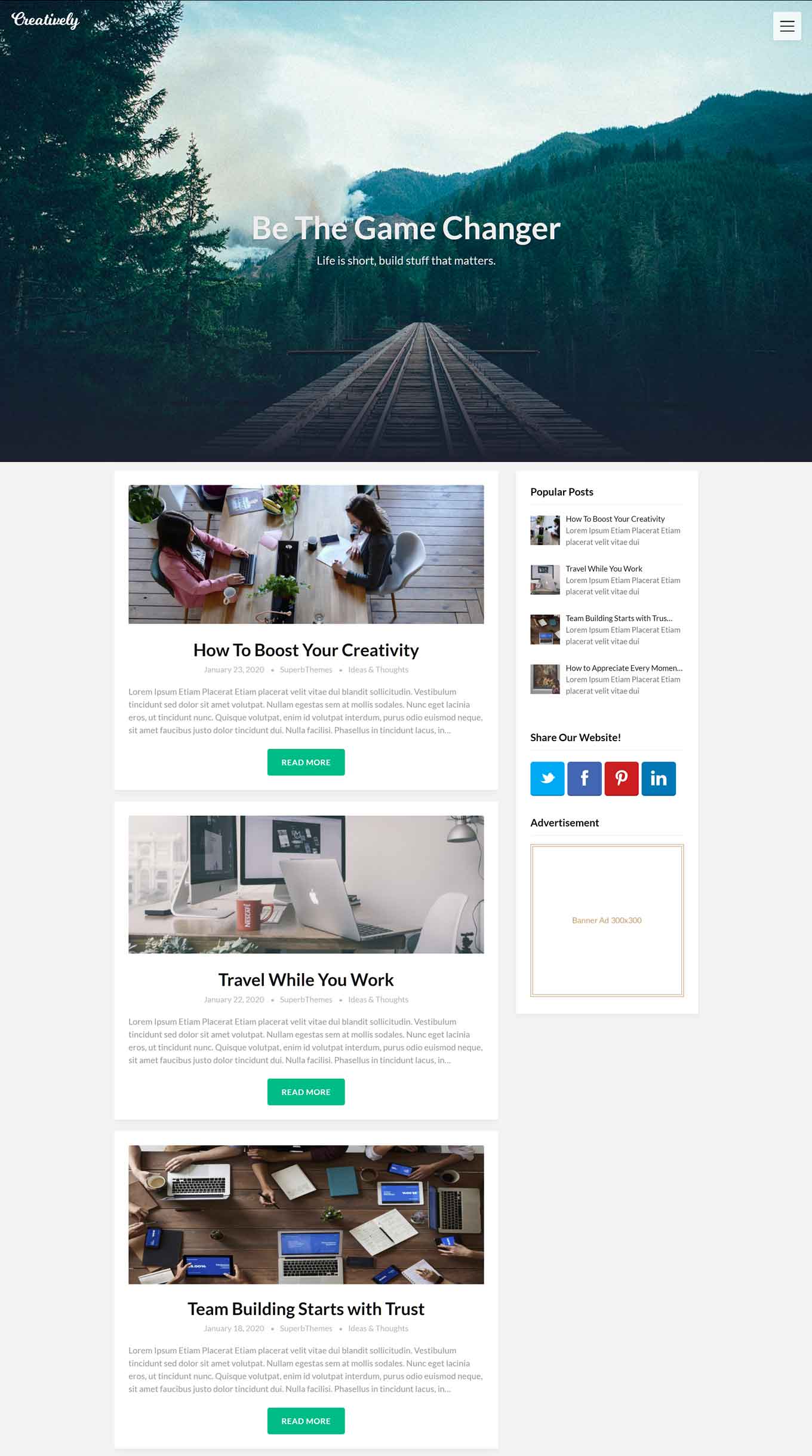 Detail Fullscreen Bootstrap Template Nomer 25