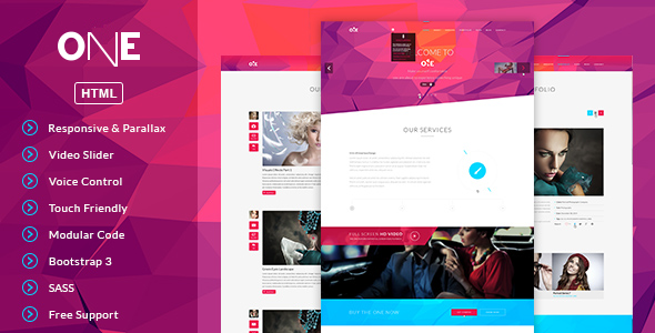 Download Fullscreen Bootstrap Template Nomer 26