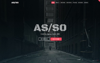 Detail Fullscreen Bootstrap Template Nomer 3
