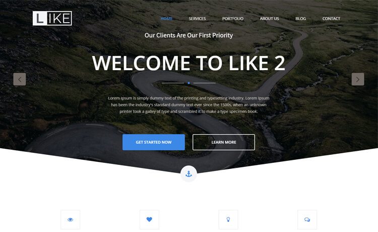 Download Fullscreen Bootstrap Template Nomer 51