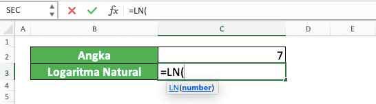 Detail Fungsi Logaritma Natural Nomer 37
