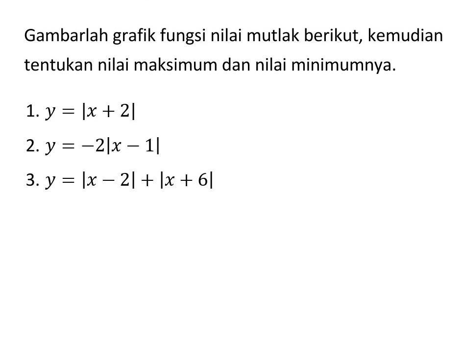 Detail Fungsi Nilai Mutlak Nomer 56