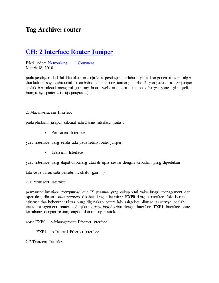Detail Fungsi Router Juniper Nomer 2