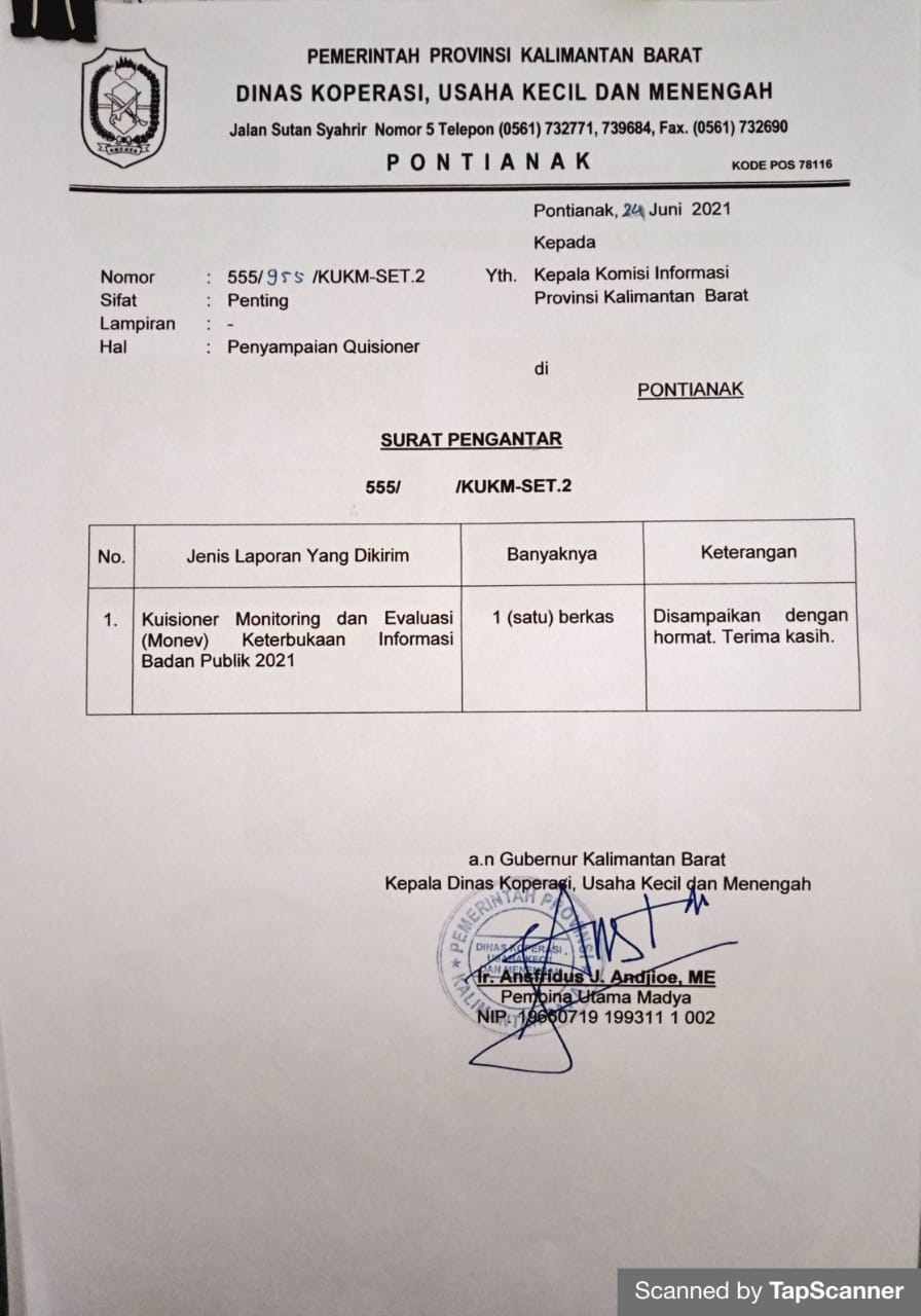 Detail Fungsi Surat Pengantar Nomer 12