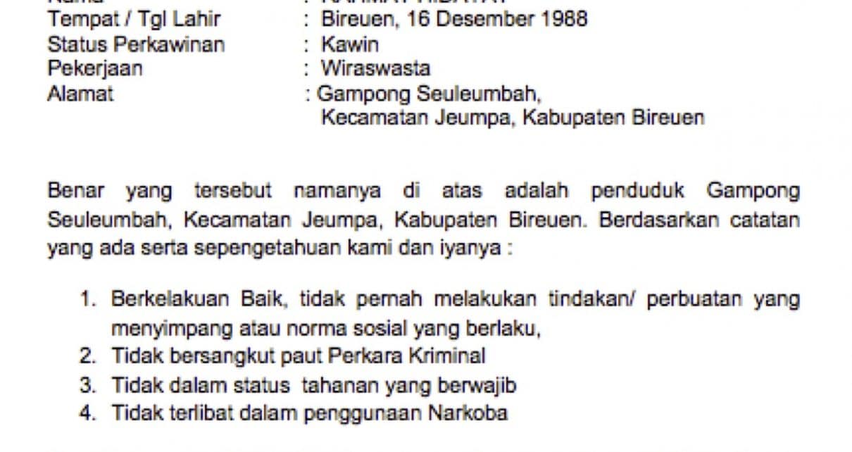 Detail Fungsi Surat Pengantar Nomer 42