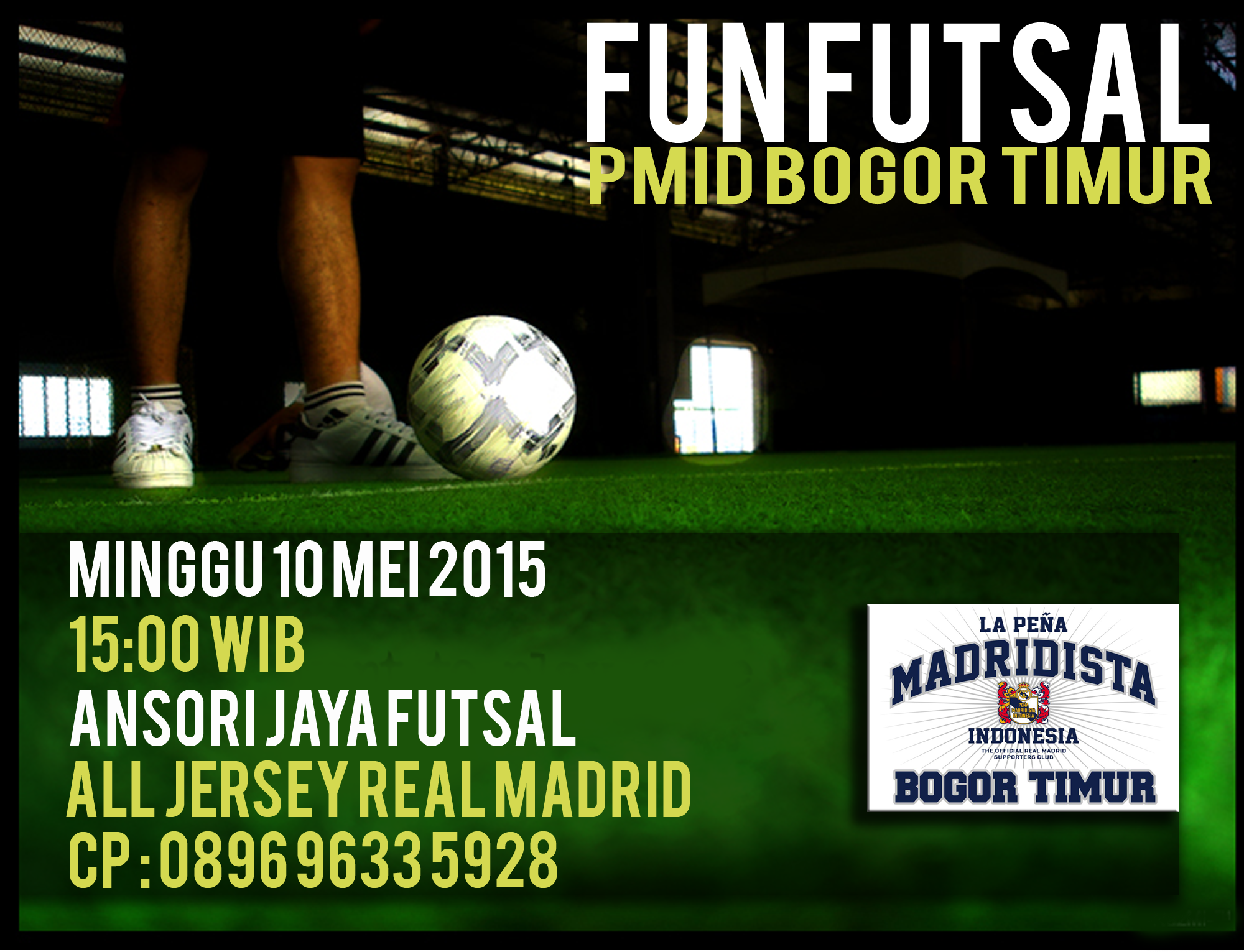 Download Futsal Poster Template Nomer 19