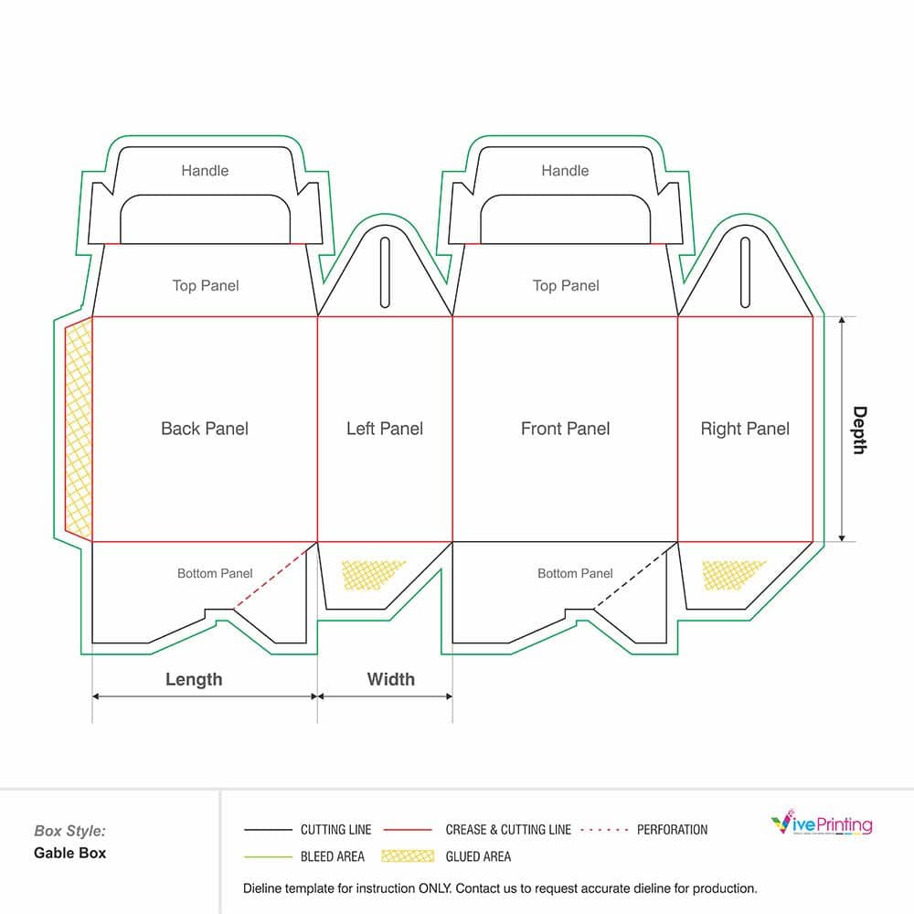 Detail Gable Box Template Nomer 17