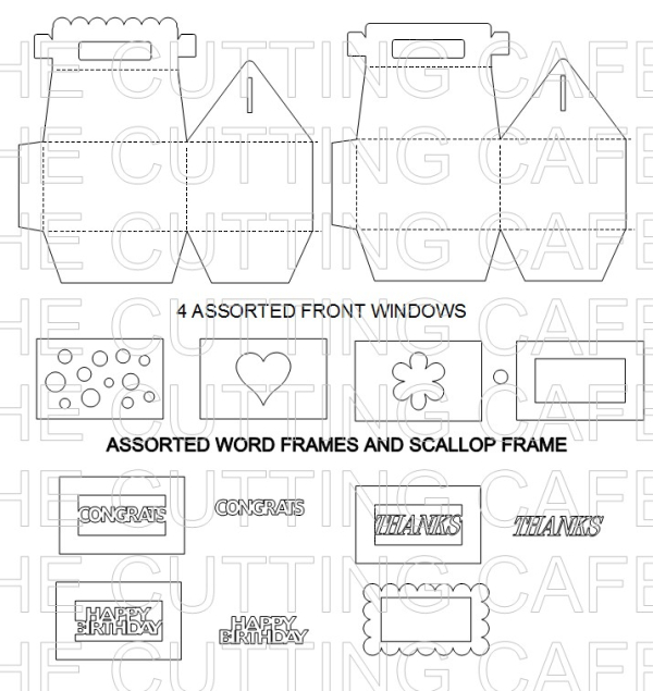 Detail Gable Box Template Nomer 5