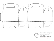 Detail Gable Box Template Nomer 40