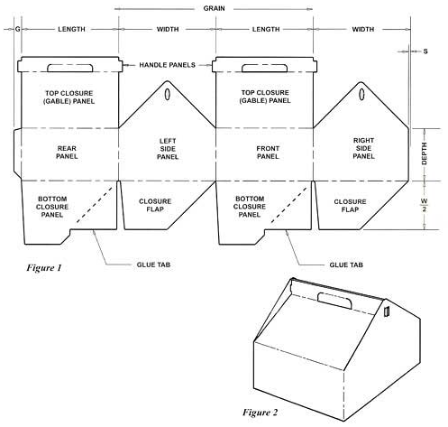 Detail Gable Box Template Nomer 53