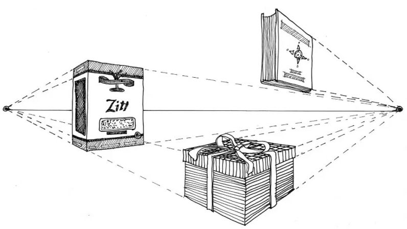 Detail Gambar 2 Titik Lenyap Luar Rumah Nomer 6