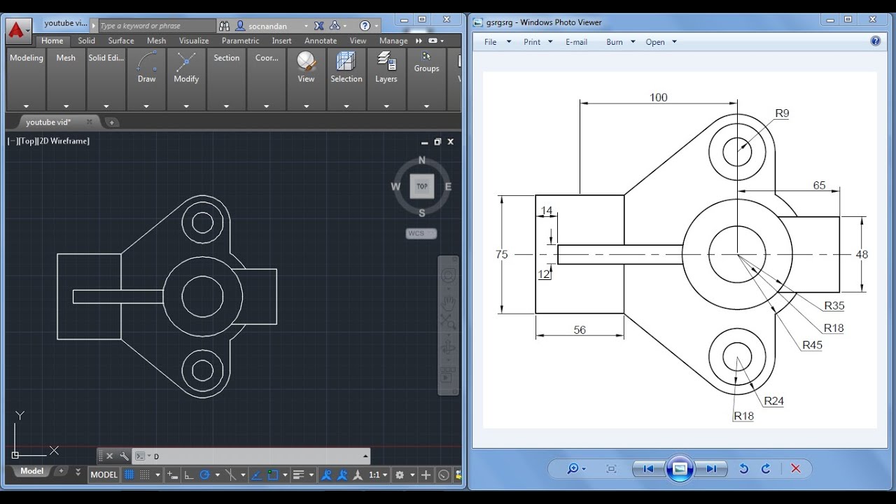 Detail Gambar 2d Untuk Autocad Nomer 3