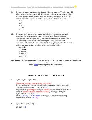 Detail Gambar 5 Ekor Ayam Untuk Membuat Soal Nomer 49