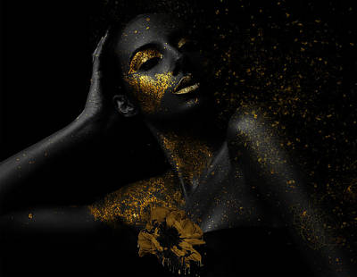 Detail Gambar Aesthetic Black Gold Girl Nomer 45